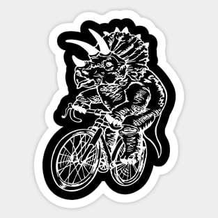 SEEMBO Dinosaur Triceratops Cycling Bicycle Biking Bicycling Bike Sticker